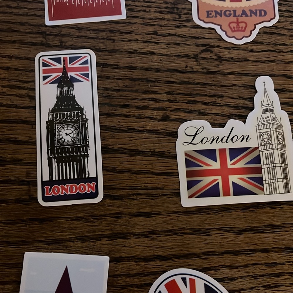 Vinyl England Stickers - Picture 3 of 4